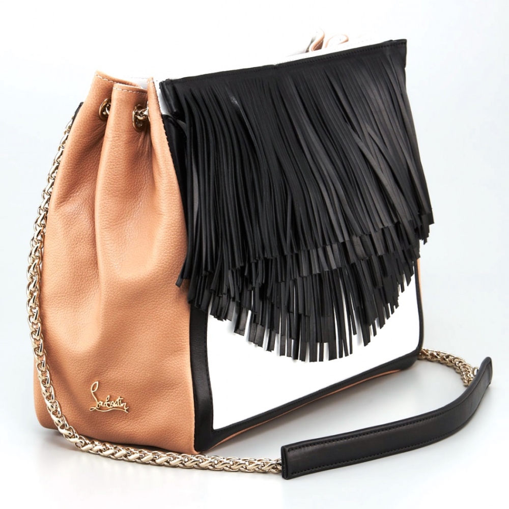 CHRISTIAN LOUBOUTIN - HANDBAG ARTEMIS TOTE FRINGE